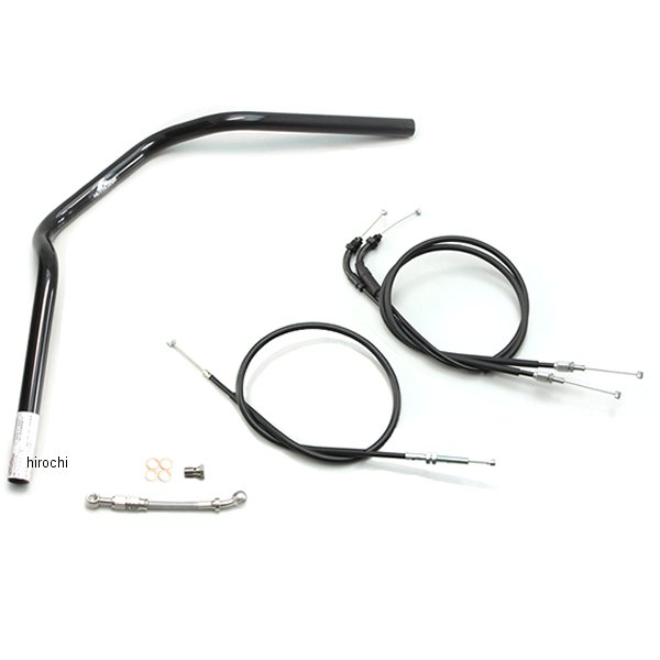 H033-070B ハリケーン POLICE2ハンドルセット BK CB125R