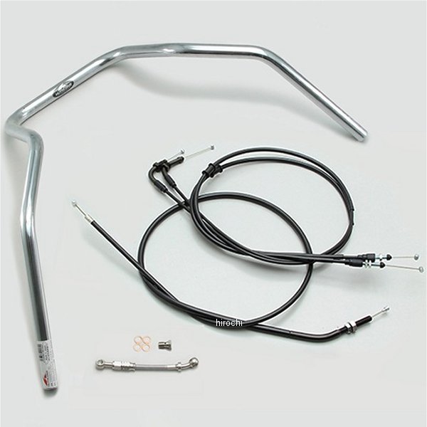 H034-087C ハリケーン 300シックスベンド ハンドルセット モンキー125 クローム