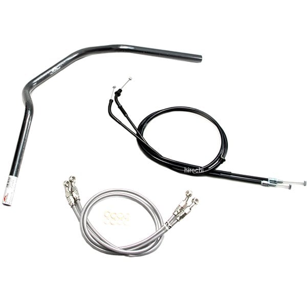 H038-067B ハリケーン ポリス3型 ハンドルセット 10年-13年 CB1300SB 黒