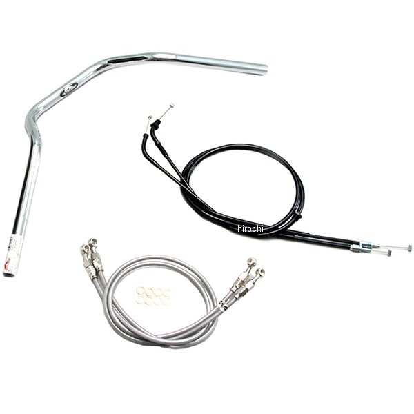 H038-067C ハリケーン ポリス3型 ハンドルセット 10年-13年 CB1300SB クロームメッキ