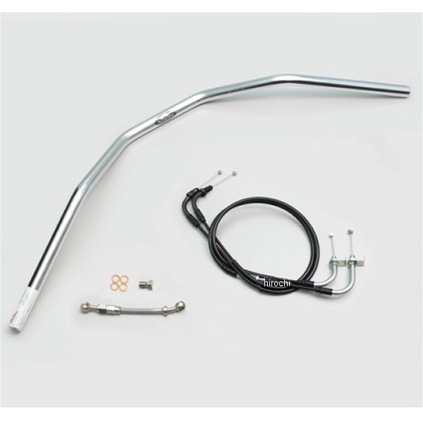 H044-032C ハリケーン スーパートラッカー ハンドルセット ダックス125 クロームメッキ