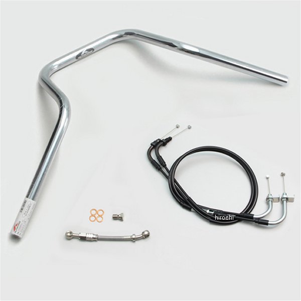 H044-069C ハリケーン POLICE 5型 ハンドルセット ダックス125 クロームメッキ