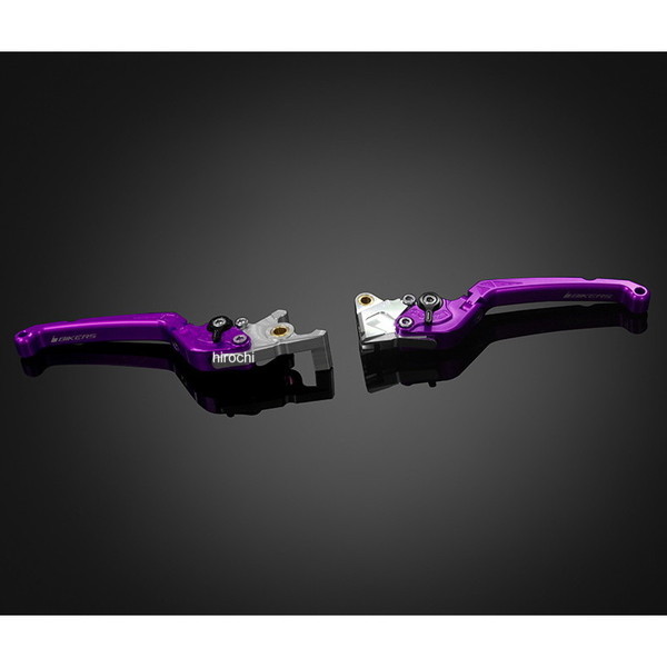 H0977-PUR バイカーズ BIKERS レバーセット 可倒式 フラットタイプ パープル 10年-20年 ホンダ PCX125