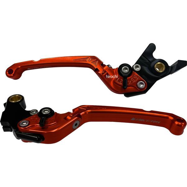 H0995-ORG バイカーズ BIKERS レバーセット 可倒式 フラットタイプ オレンジ 22年 ホンダ 400X