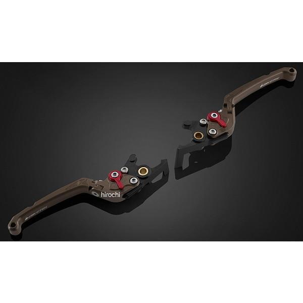 H1020-TIN バイカーズ BIKERS レバーセット 可倒式 フラットタイプ チタン 18年-24年 ホンダ FORZA
