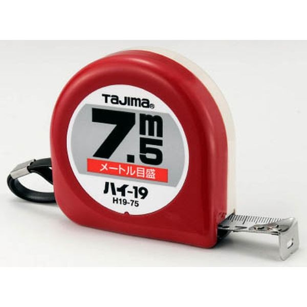 H1975BL 439-6791 (株)TJMデザイン タジマ ハイ-19 7.5m メートル目盛 ブリスター