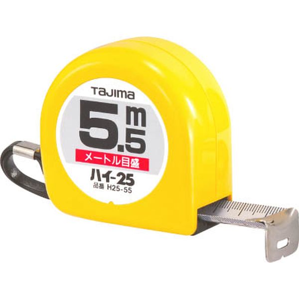 H2555BL 291-9591 (株)TJMデザイン タジマ ハイ-25 5.5m メートル目盛 ブリスター