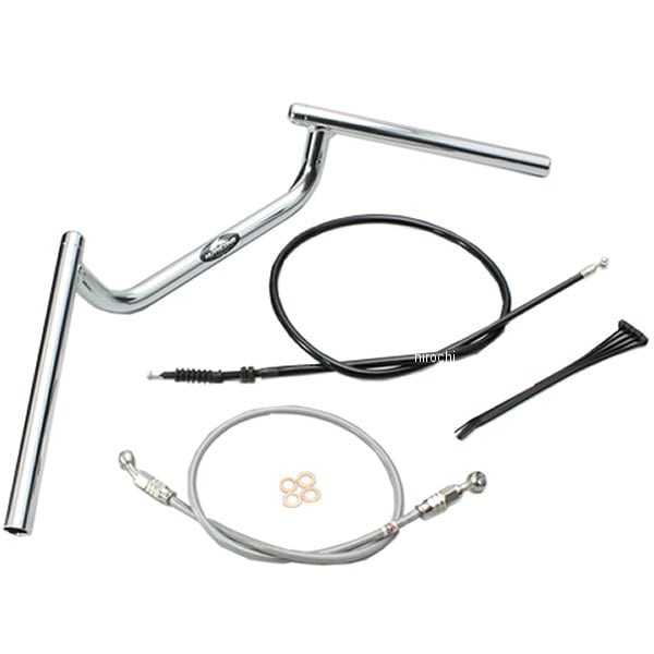 H714-020C ハリケーン コンドル ハンドルセット Z250 クロームメッキ