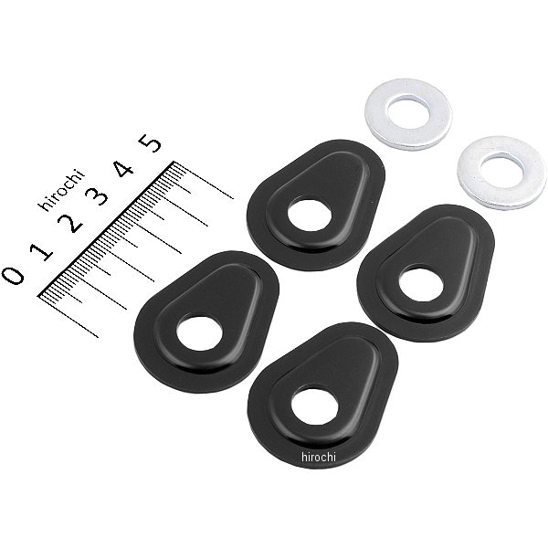 HA5225 ハリケーン ウインカーステー ヤマハ 黒アルマイト