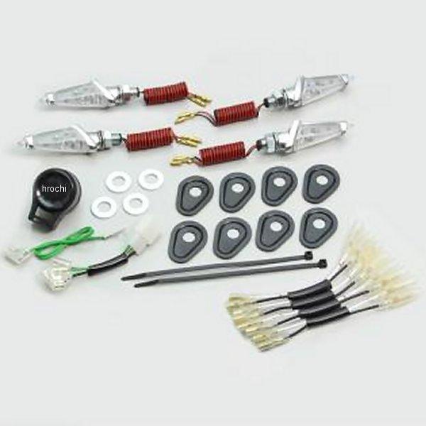 HA5227MC ハリケーン LED ダガー ウインカーキット MT-09 メッキ クリアレンズ