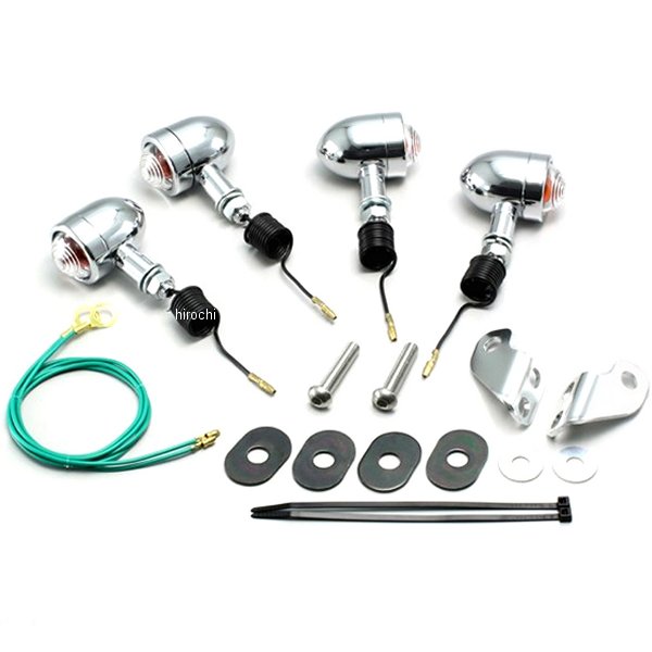 HA5304C-02 ハリケーン ミニブレットウインカーキット 97年-07年 SL230 クリアレンズ 4個入り