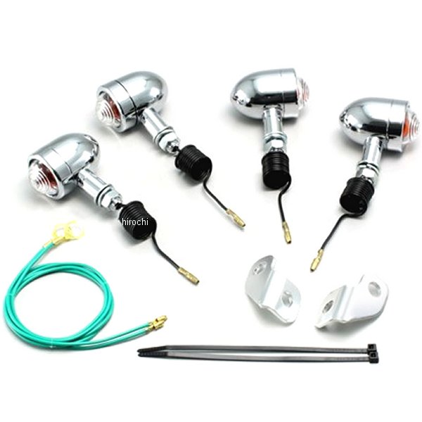 HA5306C-02 ハリケーン ミニブレットウインカーキット 00年-16年 FTR223 クリアレンズ 4個入り