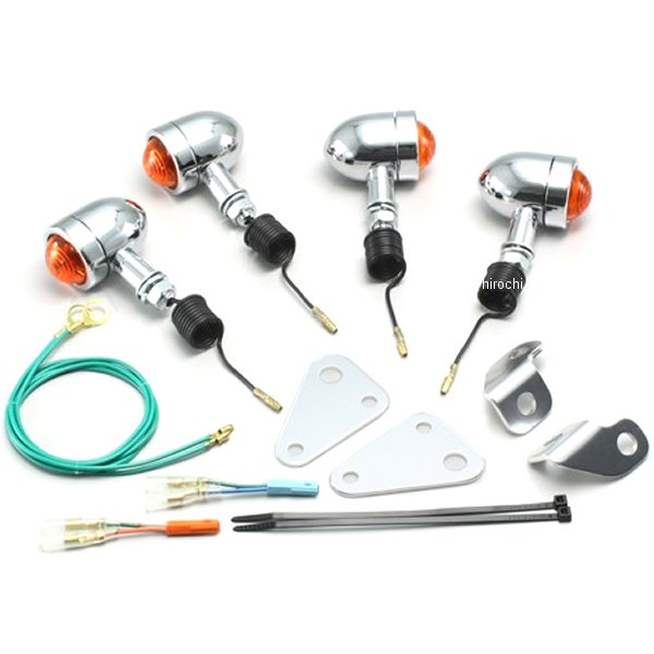 HA5315-01 ハリケーン ミニブレットウインカーキット 08年-16年 CB223S オレンジレンズ 4個入り