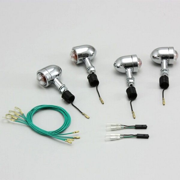 HA5322-01 ハリケーン ミニ ブレットウインカーキット 外径φ37 オレンジレンズ ・ゼファー400χ-00/ゼファ