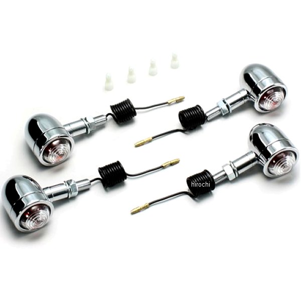 HA5413C-01 ハリケーン ミニブレットウインカーキット 86年-99年 ジャズ クリアレンズ 4個入り