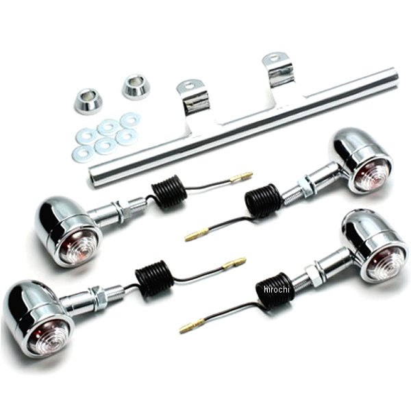 HA5419C-01 ハリケーン ミニブレットウインカーキット 96年以降 ドラッグスター400 クリアレンズ 4個入り