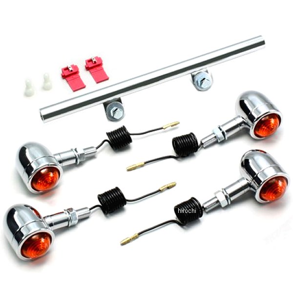 HA5422-01 ハリケーン ミニブレットウインカーキット 96年-98年 デスペラード オレンジレンズ 4個入り