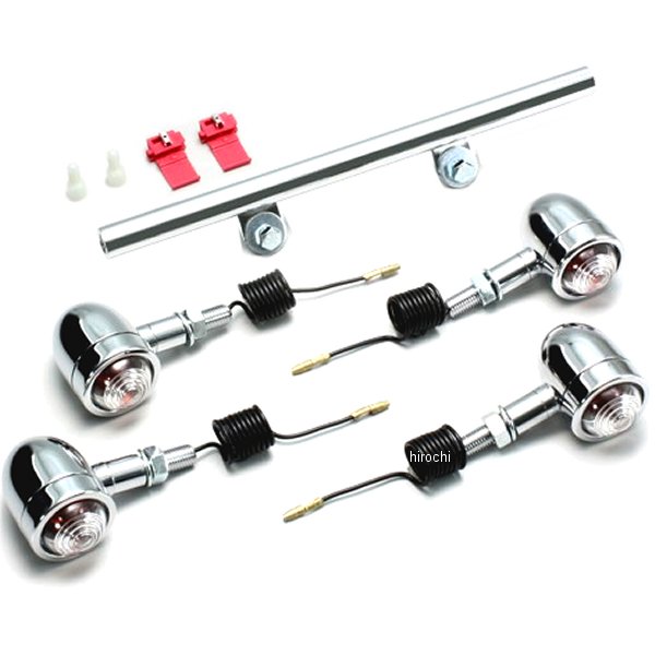 HA5422C-01 ハリケーン ミニブレットウインカーキット 96年-98年 デスペラード クリアレンズ 4個入り