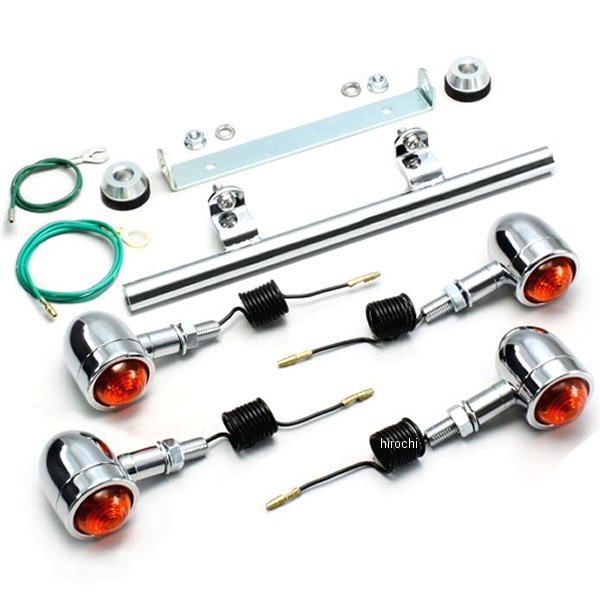 HA5423-01 ハリケーン ミニブレットウインカーキット 97年-07年 シャドウ750、シャドウ400 オレンジレンズ 4個入り