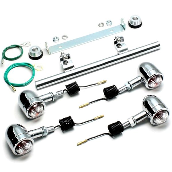 HA5423C-01 ハリケーン ミニブレットウインカーキット 97年-07年 シャドウ750、シャドウ400 クリアレンズ 4個入り