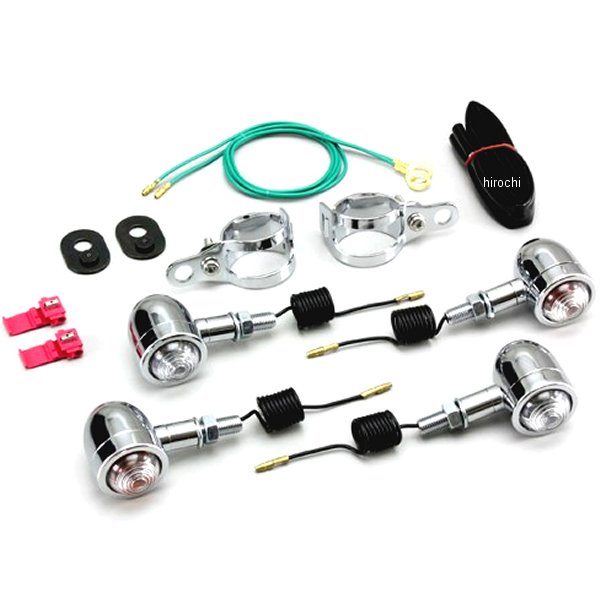 HA5445C ハリケーン ミニブレットウインカーキット 94年-07年 マグナ250/S フォークタイプ クリアレンズ 4個入り