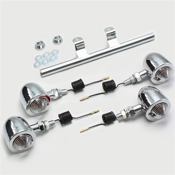 HA5519C-01 ハリケーン ブレットウインカーキット 96年以降 ドラッグスター400 クリアレンズ 4個入り