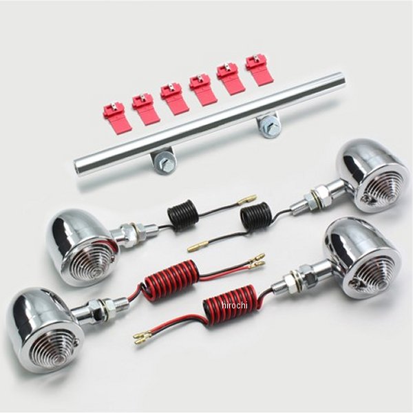 HA5522C-01 ハリケーン ブレットウインカーキット 96年-98年 デスペラード クリアレンズ 4個入り