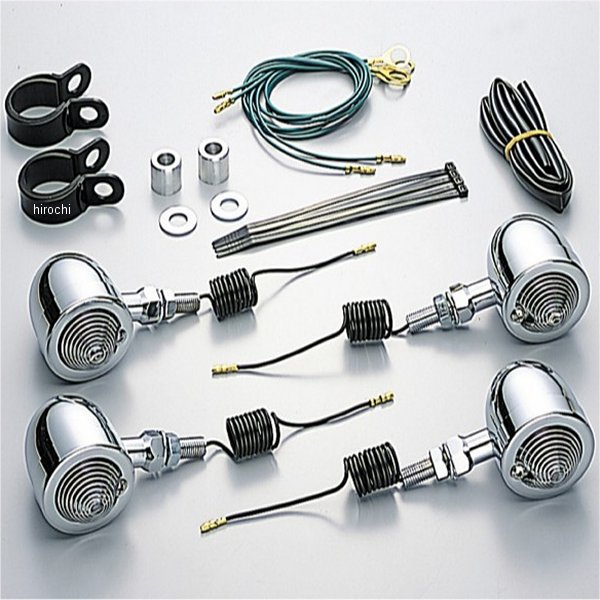 HA5534C-01 ハリケーン ブレットウインカーキット 00年以降 ドラッグスター250 フレームタイプ クリアレンズ 4個入り