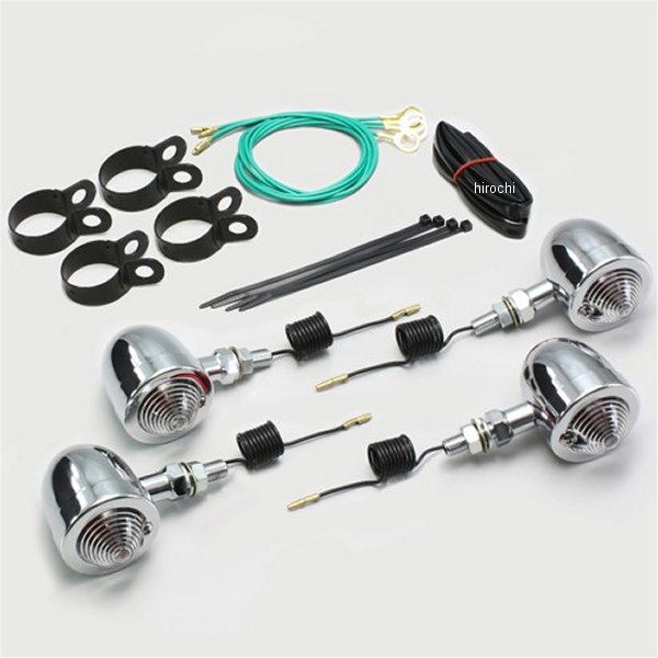 HA5536C-01 ハリケーン ブレットウインカーキット 98年-99年 スティード400 クリアレンズ 4個入り