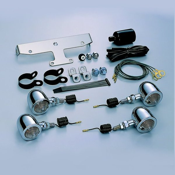 HA5537-01 ハリケーン ブレットウインカーキット (オレンジレンズ) ・ドラックスタークラシック400/1100