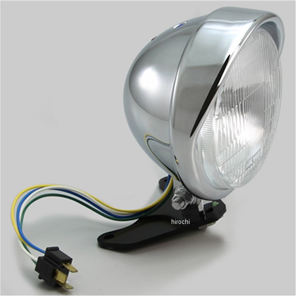 HA5637 ハリケーン 5.5ベーツバイザーTYPEヘッドライトキット レブル250、レブル500 クロームメッキ