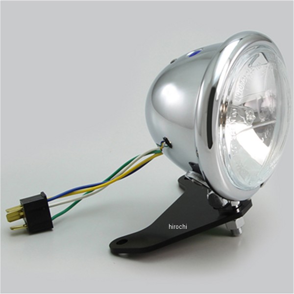 HA5649CR ハリケーン 4.5マルチリフレクターヘッドライトキット レブル250、レブル500 クリアレンズ