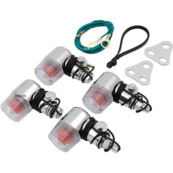 HA5703C-02 ハリケーン ミニウインカーキット(クリアレンズ) ・SR400/500