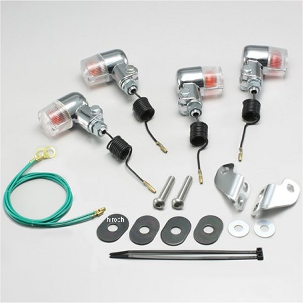 HA5704C-02 ハリケーン ミニウインカーキット 97年-07年 SL230、セロー225 クリアレンズ 4個入り