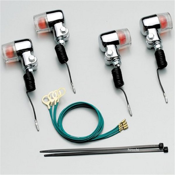 HA5714C-02 ハリケーン ミニウインカーキット 04年以降 ST250 クリアレンズ 4個入り