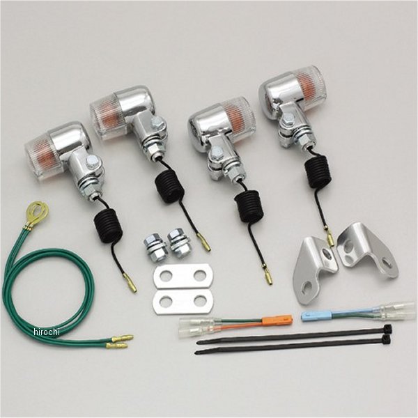 HA5717C-01 ハリケーン ミニウインカーキット 08年-16年 エイプ100 クリアレンズ 4個入り