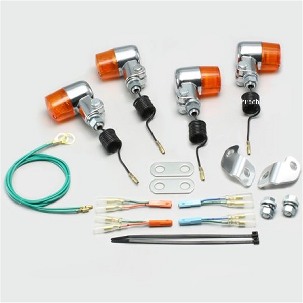 HA5718-01 ハリケーン ミニウインカーキット 08年-16年 エイプ50 オレンジレンズ 4個入り