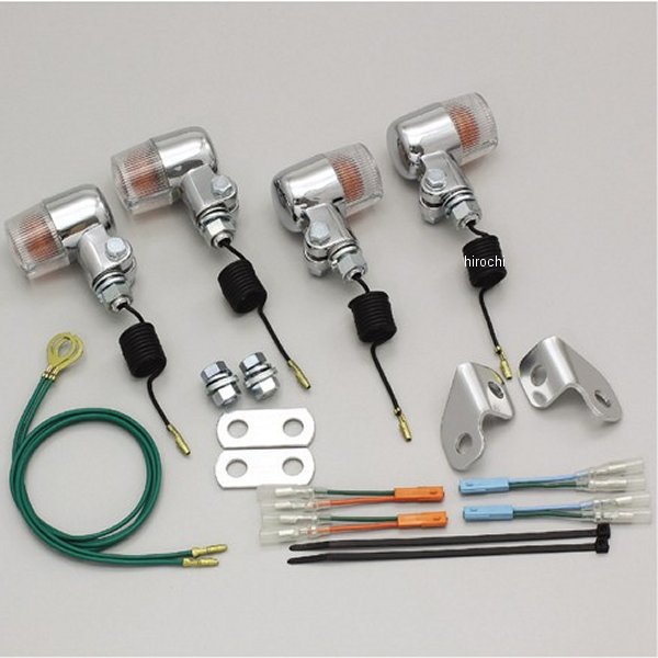 HA5718C-01 ハリケーン ミニウインカーキット 08年-16年 エイプ50 クリアレンズ 4個入り