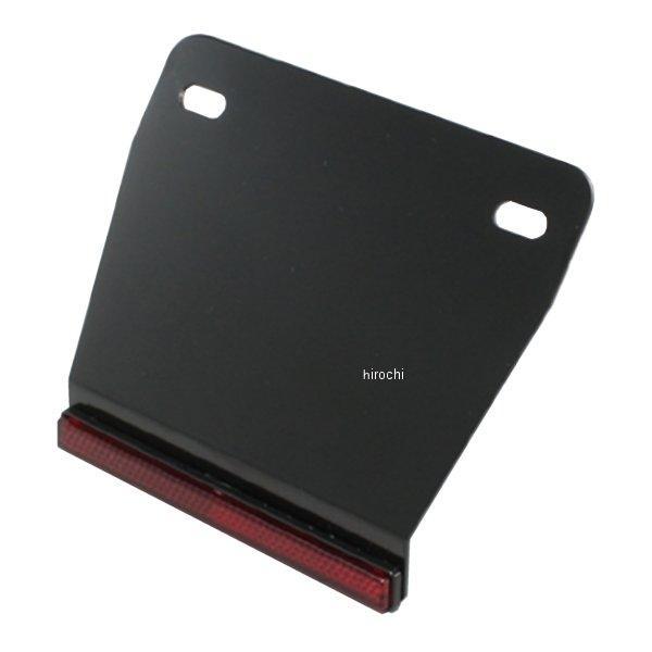 HA5796 ハリケーン ナンバーベース＆リフレクター W122 ブラック 汎用