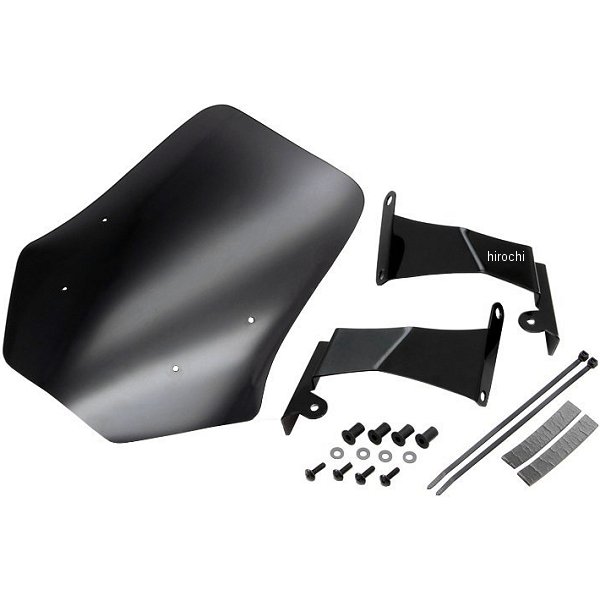 HA6104 ハリケーン スクリーン Z125 プロ ブラックスモーク