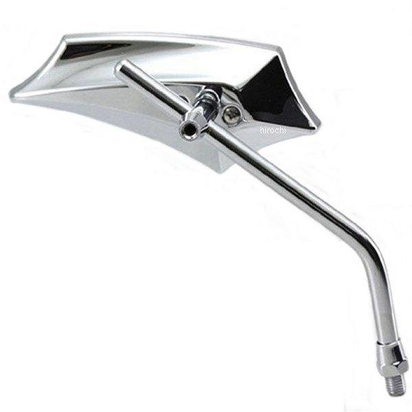 HA6237C-01 ハリケーン デビルウイングミラー M8 クロームメッキ