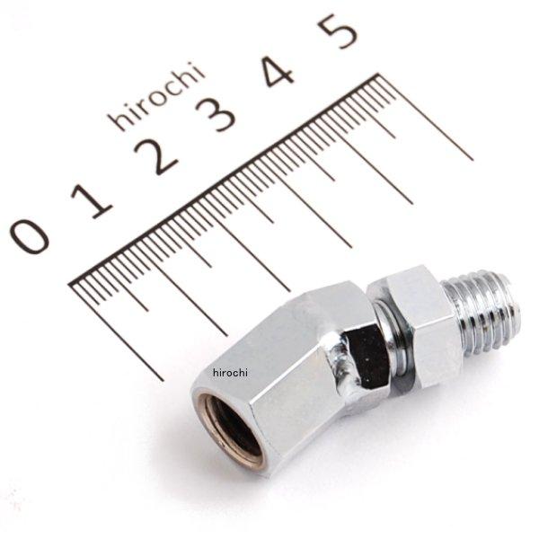 HA6284C ハリケーン ミラー角度調整アダプター メッキ 左/右用 ・ホンダ / SUZUKI / カワサキ