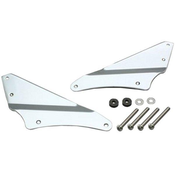 HA6411 ハリケーン シーシーバープレート ボルト/R/ABS クロームメッキ