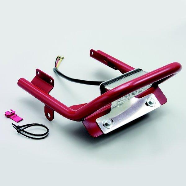 HA6485BR ハリケーン タンデムグリップ ホンダ ブラック/レッドレンズ FTR223