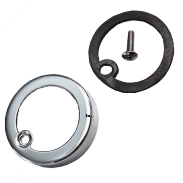 HA6833 ハリケーン 交換リム φ50mm ブレットウインカー用 クロームメッキ