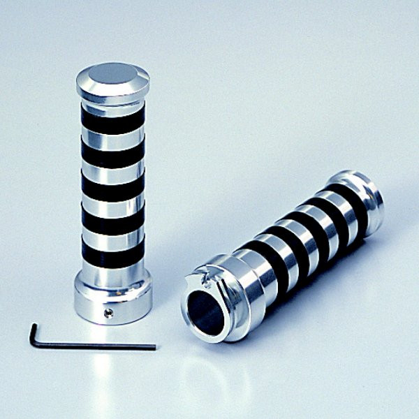 HA7432C ハリケーン アルミグリップTYPE II φ7/8インチハンドル用 クロームメッキ