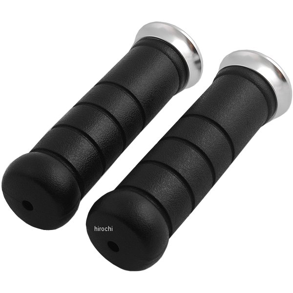 HA7489A ハリケーン アルミリンググリップ 汎用 120mm 左右1セット シルバーリング