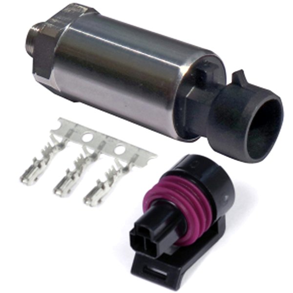 Haltech 150 PSI Motorsport (SS Diaphragm) フューエル/Oil/Wastegate 1/8 NPT Pressure Sensor (Incl Plug/Pin)
