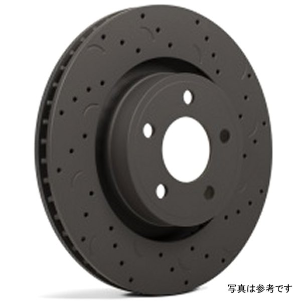 Hawk Talon 2015 フォード Mustang 320mm w/ performance pkg. Drilled and Slotted リヤ ブレーキ ローター セット