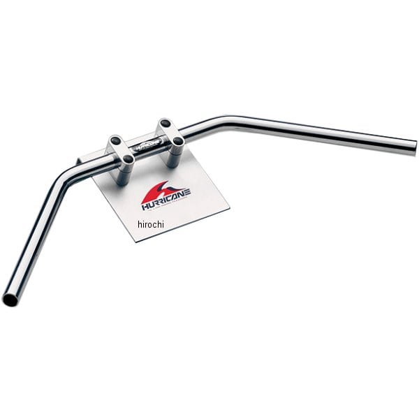 HB0057C-01 ハリケーン Φ7/8インチ ハンドルバースチール ホンダ、スズキ フラット5型 クロームメッキ
